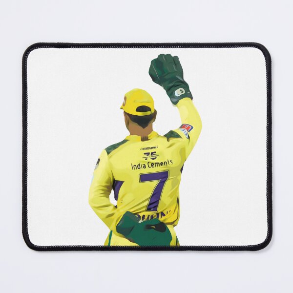 Item preview, MS Dhoni Chennai Super Kings CSK wallpaper Whistlepodu designed and sold by ArtParadox.