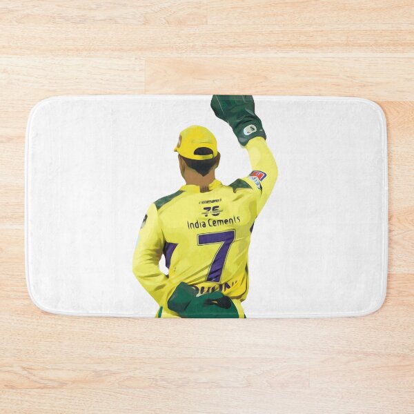 Item preview, MS Dhoni Chennai Super Kings CSK wallpaper Whistlepodu designed and sold by ArtParadox.