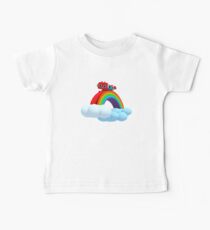 Zoi Robot on the rainbow Baby Tee