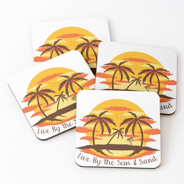 Item preview, Live by the sun and sand Orange2 designed and sold by Unaiza Khalid.