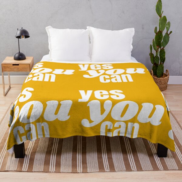 Item preview, Yes You Can Inspirational Phrase designed and sold by Anchorbutterfly.