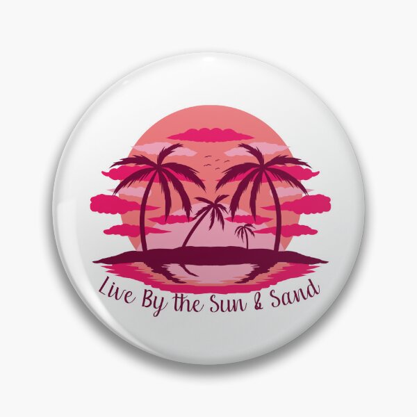 Item preview, Live by the sun and sand Pink designed and sold by Unaiza Khalid.