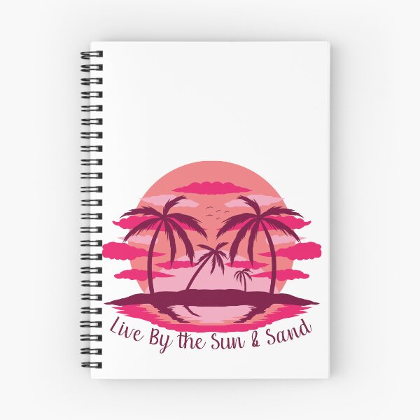 Item preview, Live by the sun and sand Pink designed and sold by Unaiza Khalid.