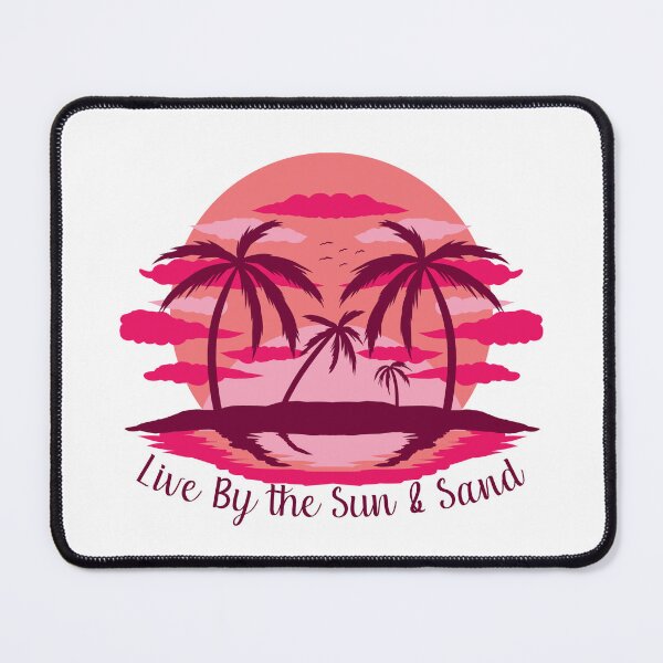 Item preview, Live by the sun and sand Pink designed and sold by Unaiza Khalid.