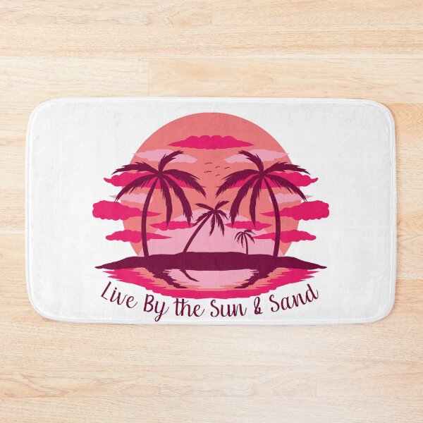 Item preview, Live by the sun and sand Pink designed and sold by Unaiza Khalid.