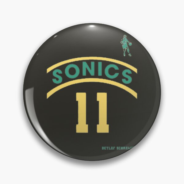 Item preview, Detlef Schrempf Retro Supersonics Jersey 90s Style Fan Art designed and sold by HarleyAllan.