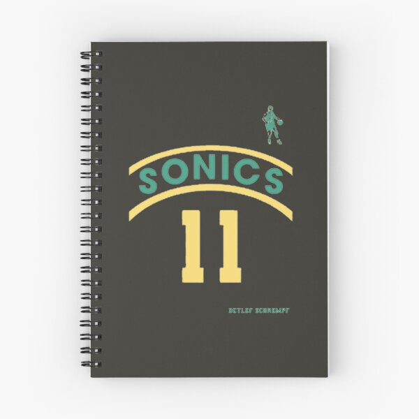 Item preview, Detlef Schrempf Retro Supersonics Jersey 90s Style Fan Art designed and sold by HarleyAllan.