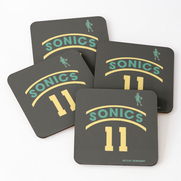 Item preview, Detlef Schrempf Retro Supersonics Jersey 90s Style Fan Art designed and sold by HarleyAllan.