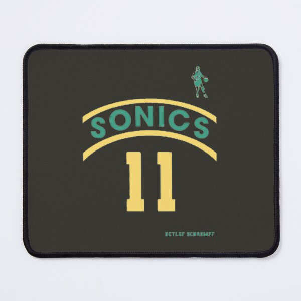 Item preview, Detlef Schrempf Retro Supersonics Jersey 90s Style Fan Art designed and sold by HarleyAllan.