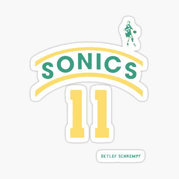 Detlef Schrempf Retro Supersonics Jersey 90s Style Fan Art Poster for Sale  by HarleyAllan