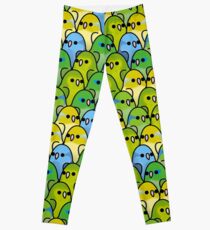 Too Many Birds! Parrotlet Squad Leggings
