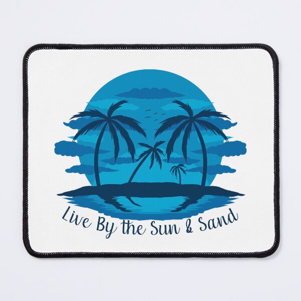 Item preview, Live by the sun and sand Blue 2 designed and sold by Unaiza Khalid.