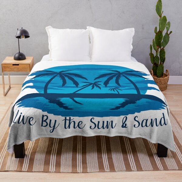 Item preview, Live by the sun and sand Blue 2 designed and sold by Unaiza Khalid.