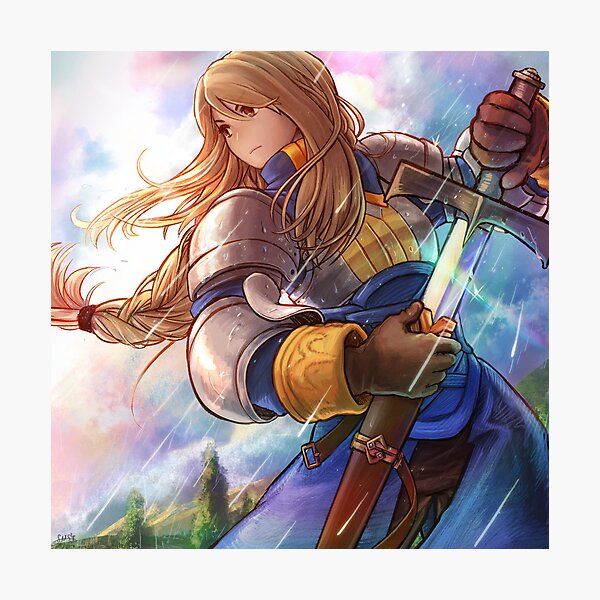 Final Fantasy Tactics - Agrias Oaks Photographic Print