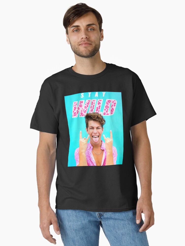 Thumbnail 1 of 7, Classic T-Shirt, Ben azelart Stay Wild Fire designed and sold by FisherMilt.