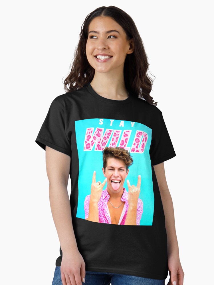 Thumbnail 2 of 7, Classic T-Shirt, Ben azelart Stay Wild Fire designed and sold by FisherMilt.