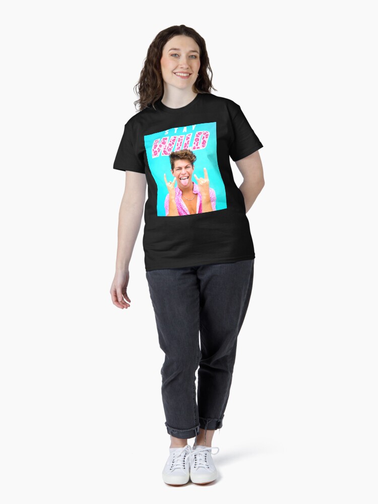 Thumbnail 4 of 7, Classic T-Shirt, Ben azelart Stay Wild Fire designed and sold by FisherMilt.