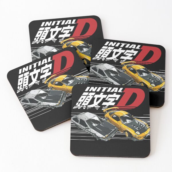 Item preview, Initial D Tandems AE86 Takumi vs FD rx-7 Keisuke Mountain Drift Racing  designed and sold by cowtownCOWBOY.