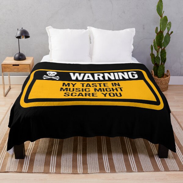 Item preview, WARNING: My taste in music scare you designed and sold by PrettyDeadClub.