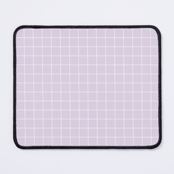 Item preview, Small Lilac White Grid Lattice Pattern designed and sold by lucypooki.