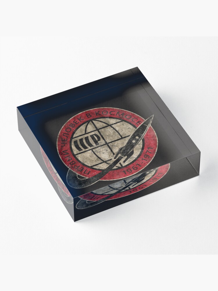 Alternate view of CCCP Space 1961-1971 V02 Acrylic Block