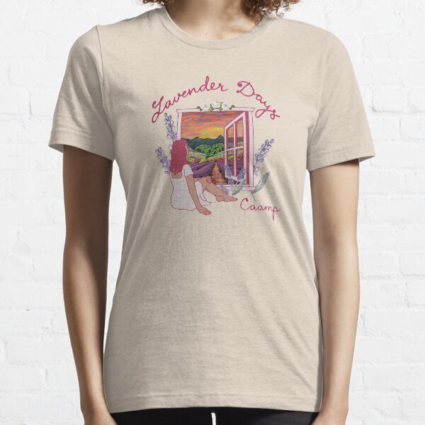 See a beautiful view- Caamp Lavender Days Essential T-Shirt