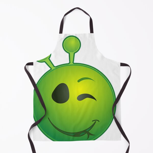 Item preview, alien emoji, back to school emoji, cute alien, adorable emoji, super cute kid school,wink alien emoji, designed and sold by Laree Jones.
