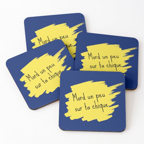 Item preview, Bite a little on your quid, Belgian expression which means "Hold on" designed and sold by PausePapote.