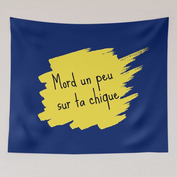 Item preview, Bite a little on your quid, Belgian expression which means "Hold on" designed and sold by PausePapote.