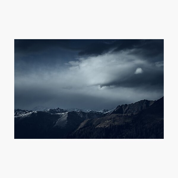 We wanted to sleep in the mountains Photographic Print