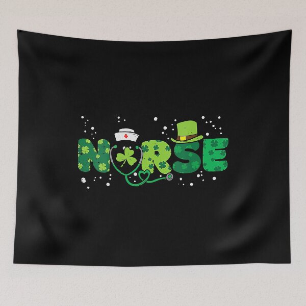 Item preview, Irish Nurse Stethoscope Scrub St Patricks Day Nurses Women designed and sold by GardNewerd.