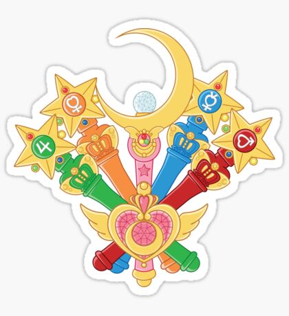 sailor moon stickers redbubble