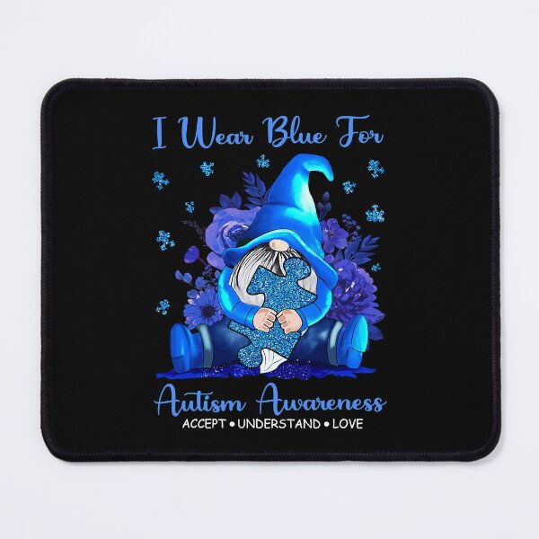 Item preview, I Wear Blue For Autism Awareness Accept Understand Gnomes designed and sold by HaaChris-Artis.
