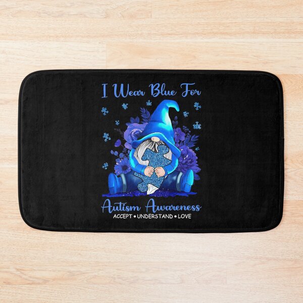 Item preview, I Wear Blue For Autism Awareness Accept Understand Gnomes designed and sold by HaaChris-Artis.