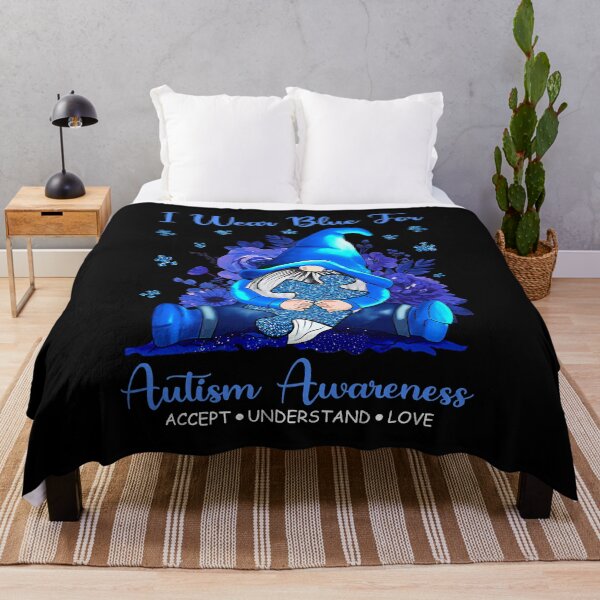 Item preview, I Wear Blue For Autism Awareness Accept Understand Gnomes designed and sold by HaaChris-Artis.