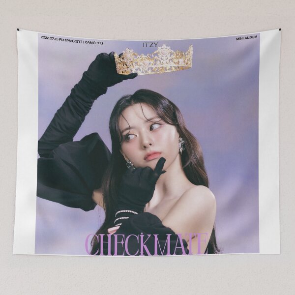 Item preview, ITZY YUNA "Checkmate" designed and sold by HaloHaloShine.