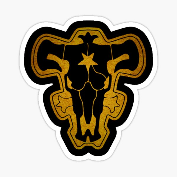 BLACK CLOVER BLACK BULLS LOGO Sticker For Sale By KeysStark421