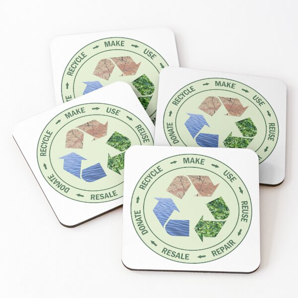 Item preview, Circular Economy, raw materials, water, earth, minerals, make, use, reuse, repair, donate, recycle, save the planet,  designed and sold by Hollyharry.