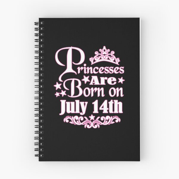 Item preview, Princesses Are Born On July 14th Funny Birthday designed and sold by Tee Kaboom!.