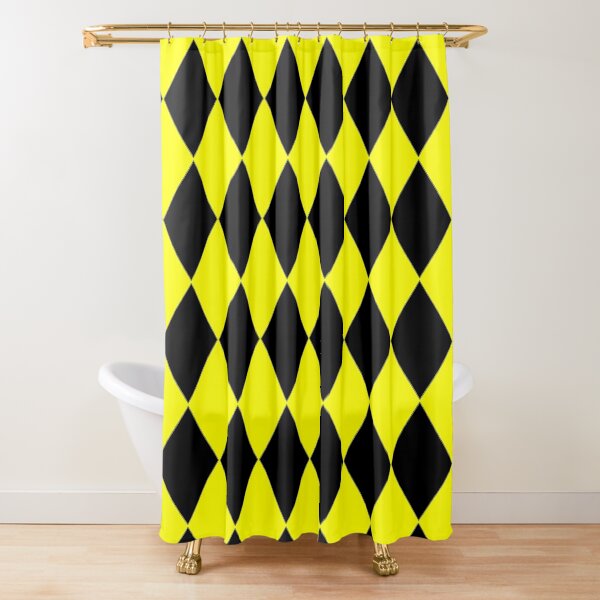 Black and Yellow Harlequin Pattern | Leggings