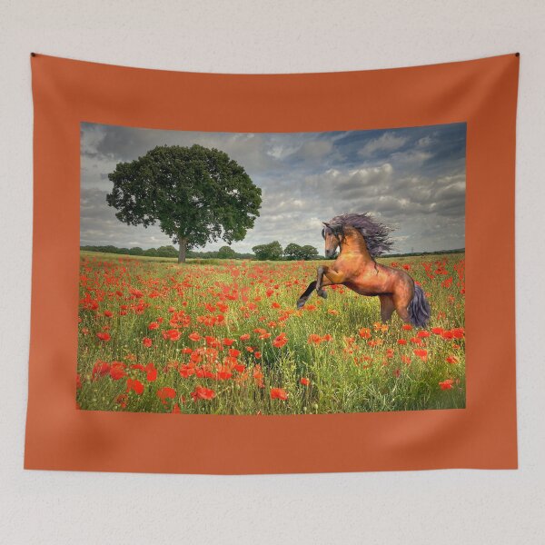 Item preview, Horse In A Poppy Field  designed and sold by Alisonchambers2.