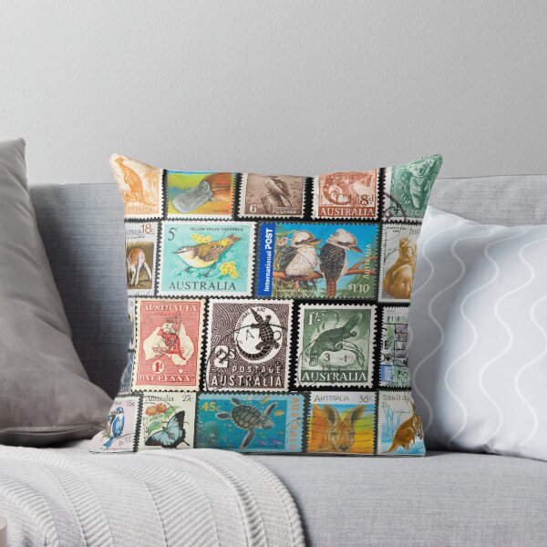 Item preview, Australian Animal Stamp Collage  designed and sold by 2AGoodHome.