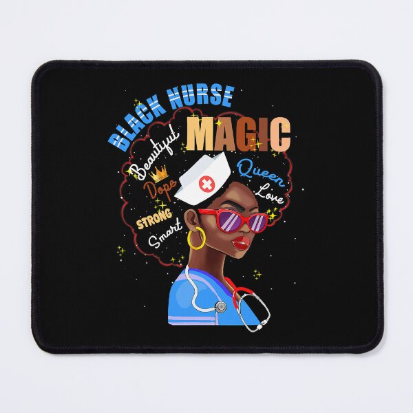 Item preview, Magic Black Nurse Melanin Black Pride Nurses Day designed and sold by GardNewerd.