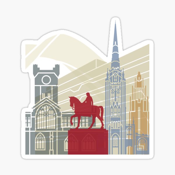 Item preview, Coventry skyline poster designed and sold by paulrommer.