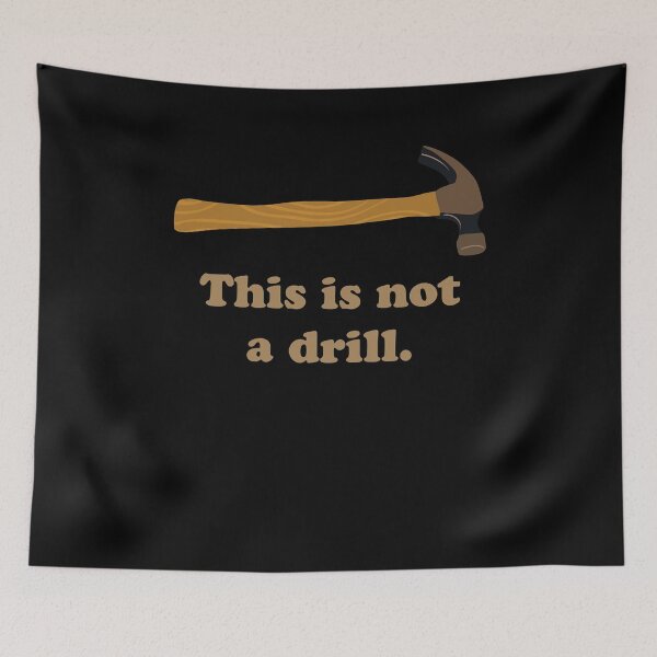 Item preview, Hammer - This is Not a Drill designed and sold by mercerfalso.