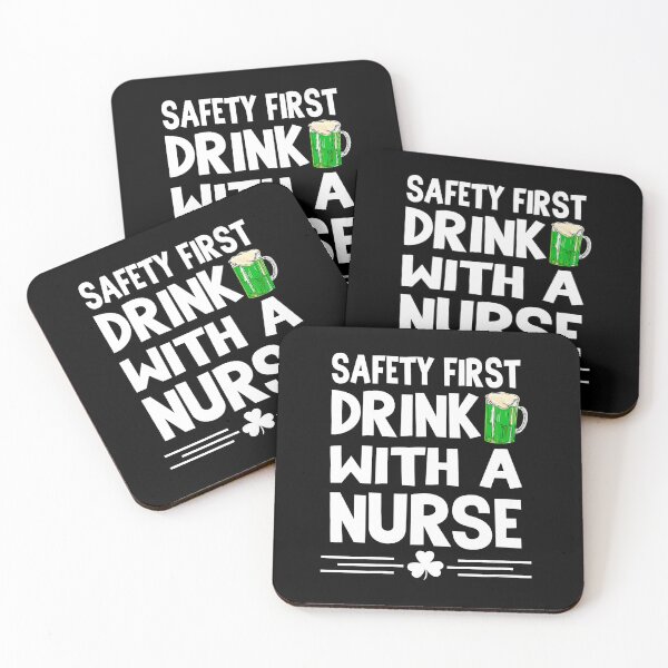 Item preview, Safety First Drink With A Nurse St Patricks Day Irish Drunk designed and sold by GardNewerd.