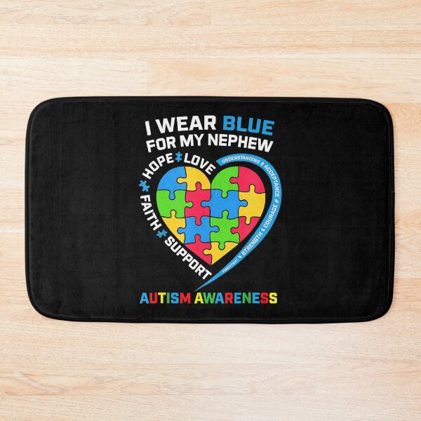 Item preview, I Wear Blue For My Nephew Autism Awareness Month Uncle Aunt designed and sold by HaaChris-Artis.