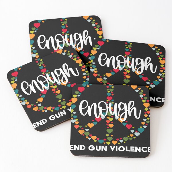 Item preview, Wear Orange Peace sign Enough End Gun Violence designed and sold by kelseystemv.