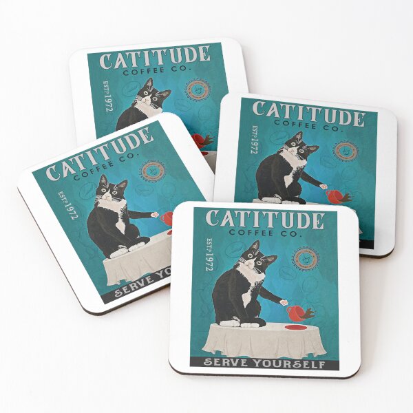 Item preview, Cattitude Coffee Serve Yourself designed and sold by JakeGoodwin.