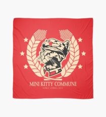 The Mini Kitty Commune Flag Scarf